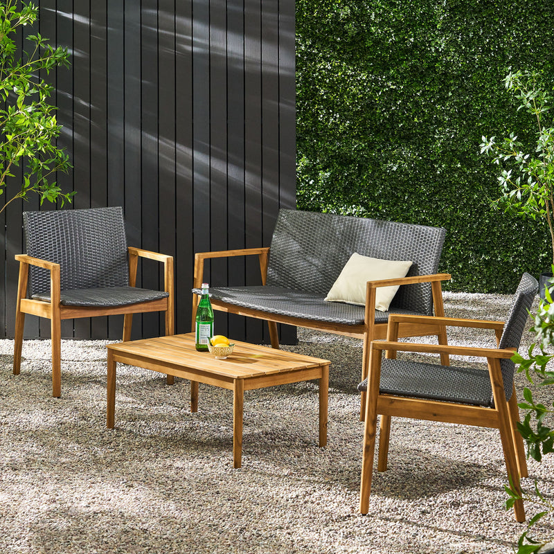 Bryan - Chat Set Outdoor Furniture Frame - Teak