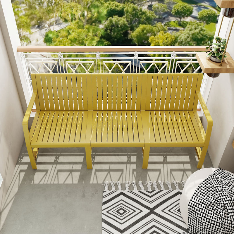 1 Piece Indoor / Outdoor 3 Seater Sofa, UV-Resistant, Waterproof And Durable