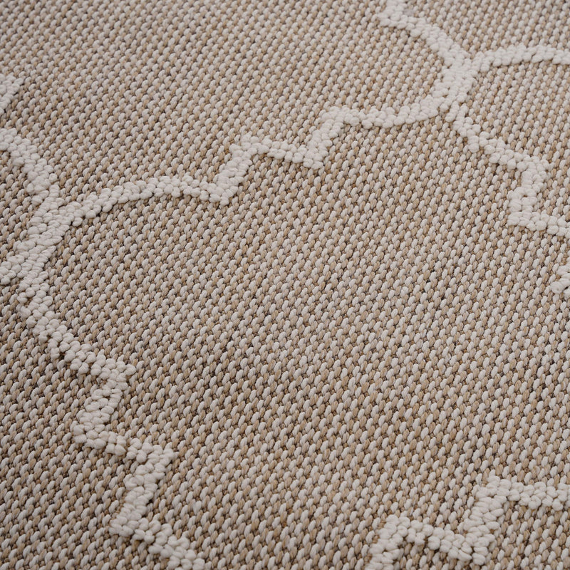 Guros - 4' X 6' Trellis Indoor / Outdoor Area Rug - Ivory