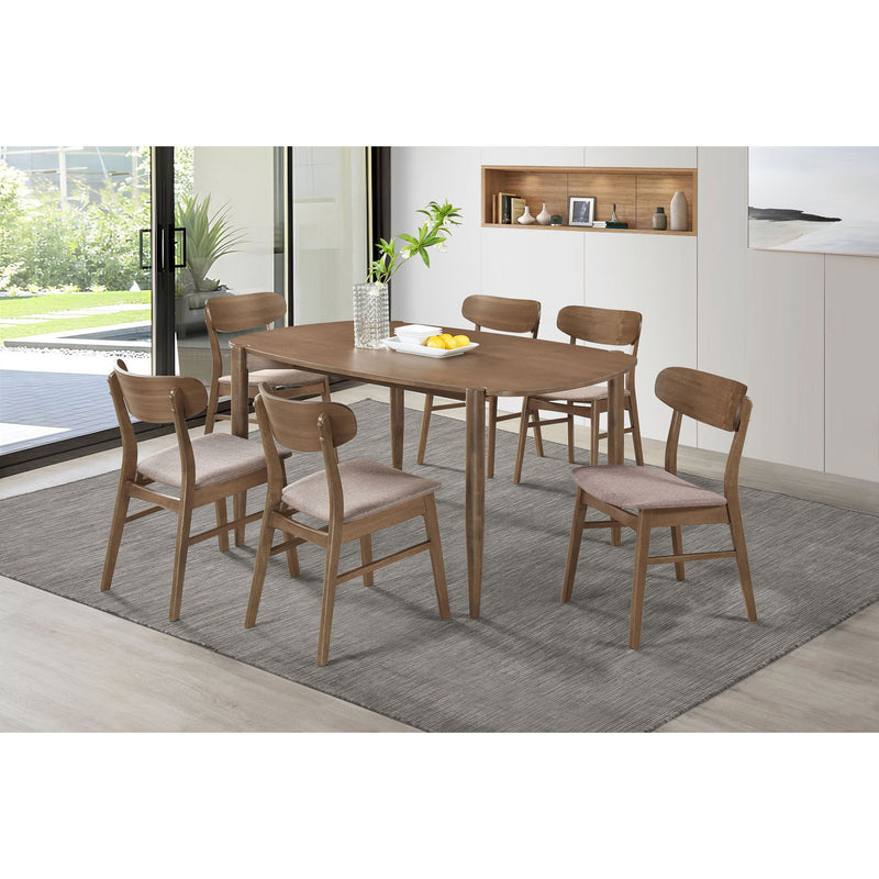 Whisten - 7 Piece Dining Set - Walnut