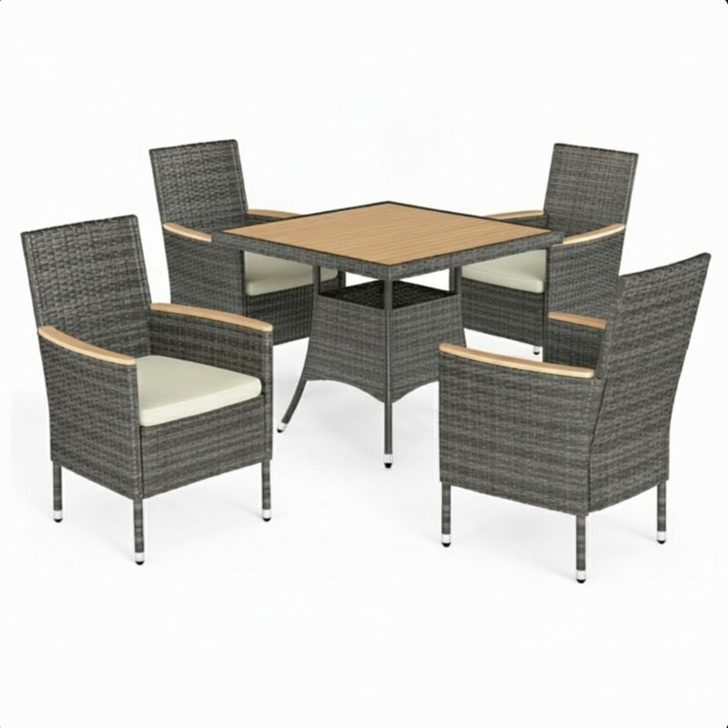 5 Piece Patio Dining Set With Table
