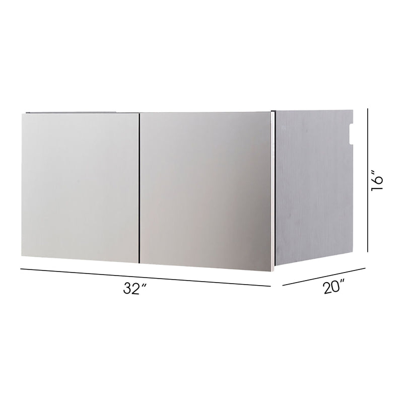 Nova Series - Wall Mounted Garage Cabinet - Dark Gray