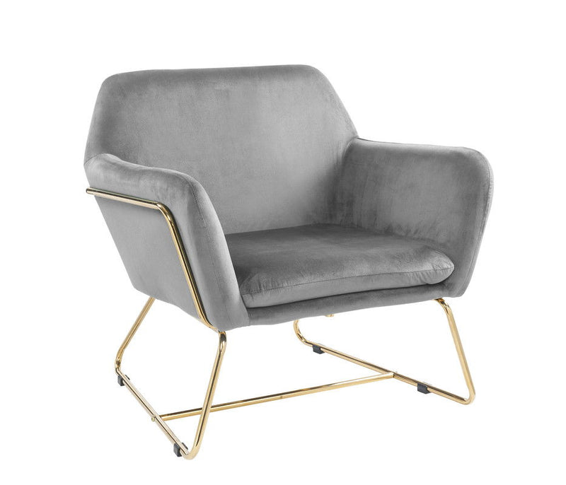 Keira - Accent Chair With Metal Base